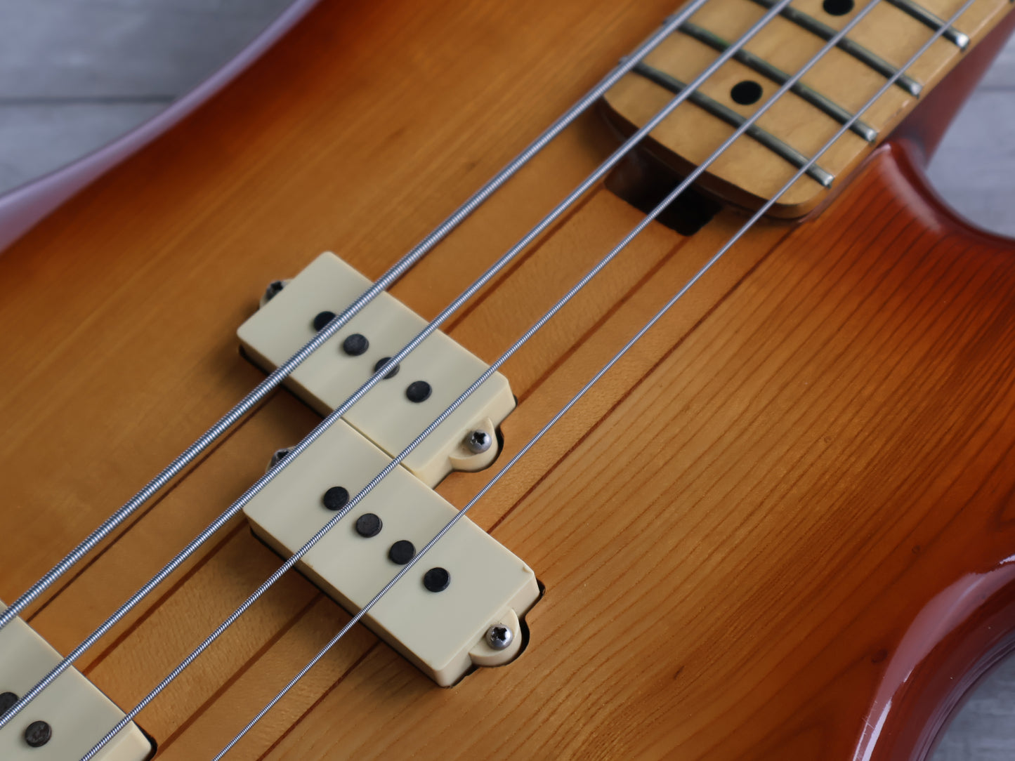 1980 Fernandes Japan FPM-80 Neckthrough Precision Bass (Cherry Sunburst)
