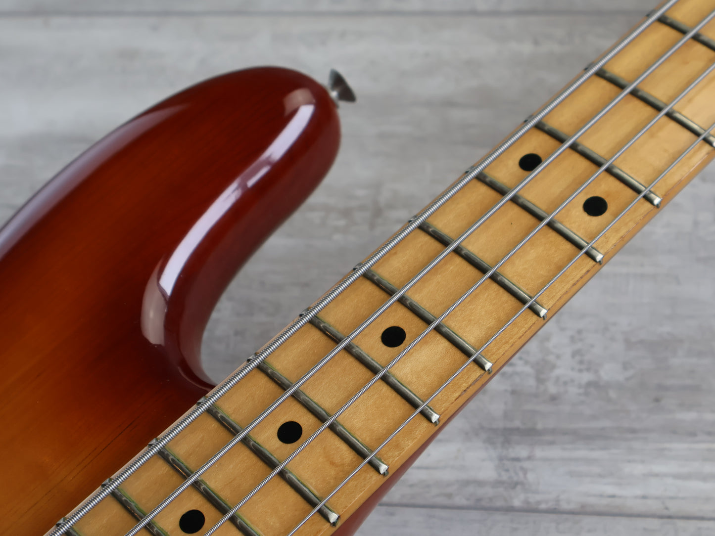 1980 Fernandes Japan FPM-80 Neckthrough Precision Bass (Cherry Sunburst)