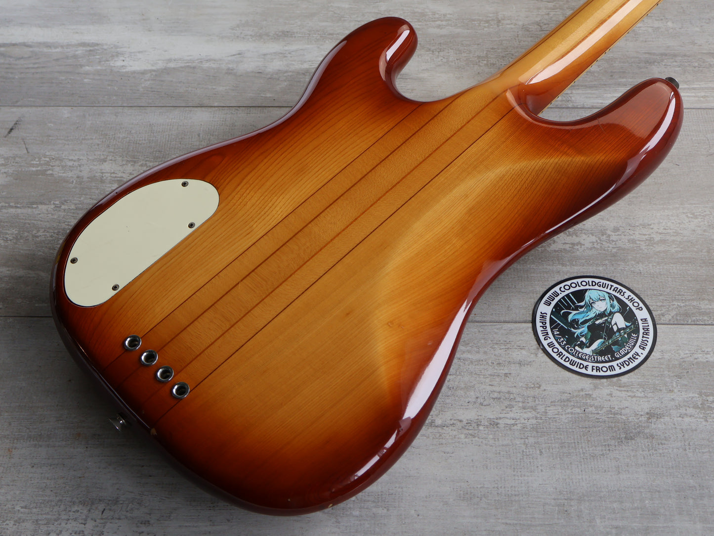 1980 Fernandes Japan FPM-80 Neckthrough Precision Bass (Cherry Sunburst)