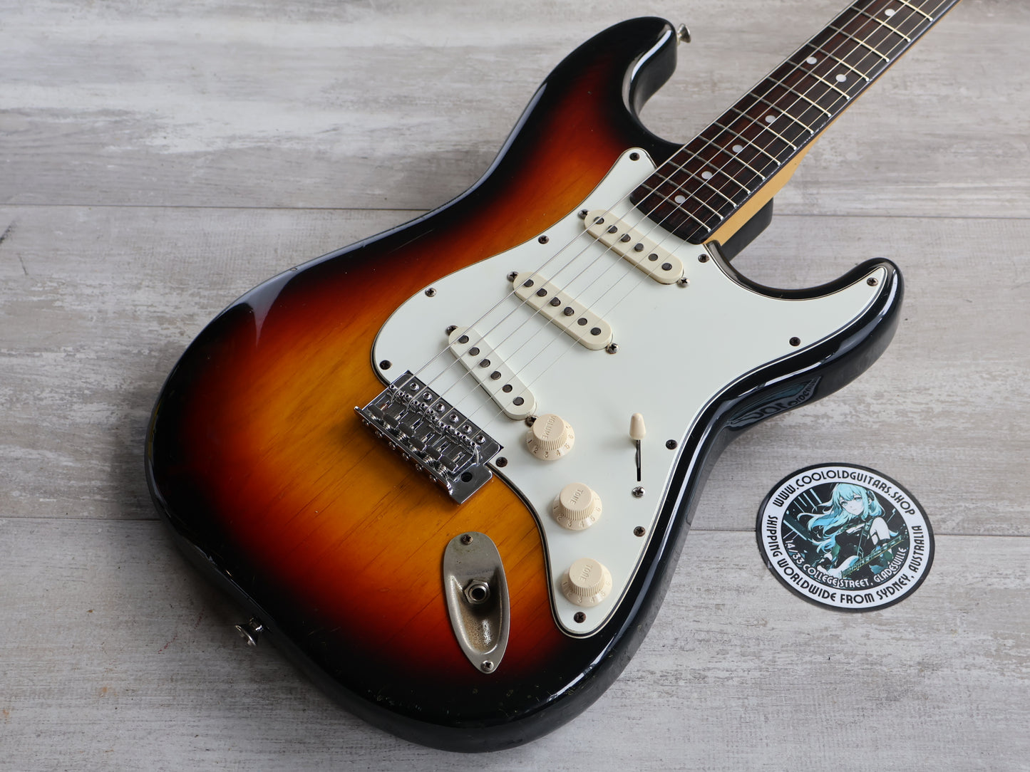 1981 Fresher Japan FS-380 Stratocaster w/Fender USA Pickups (Sunburst)