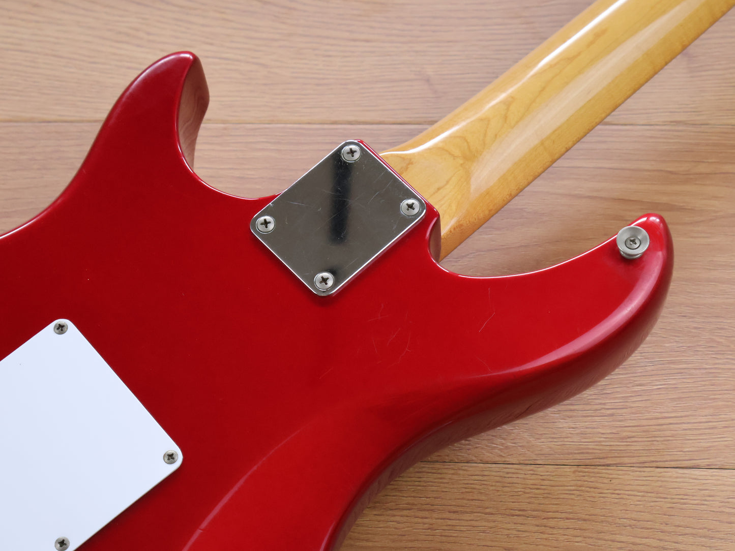 1980's Kawai Aquarius AQ-555 HHH Electric Guitars (Candy Apple Red)