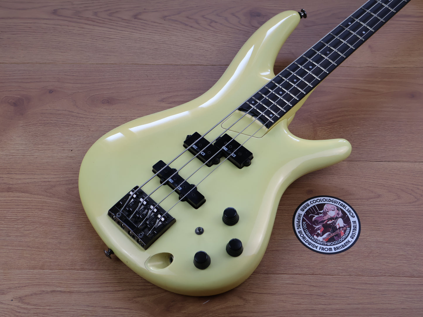1990 Ibanez Japan SR1000E SDGR Bass (Pearl White)