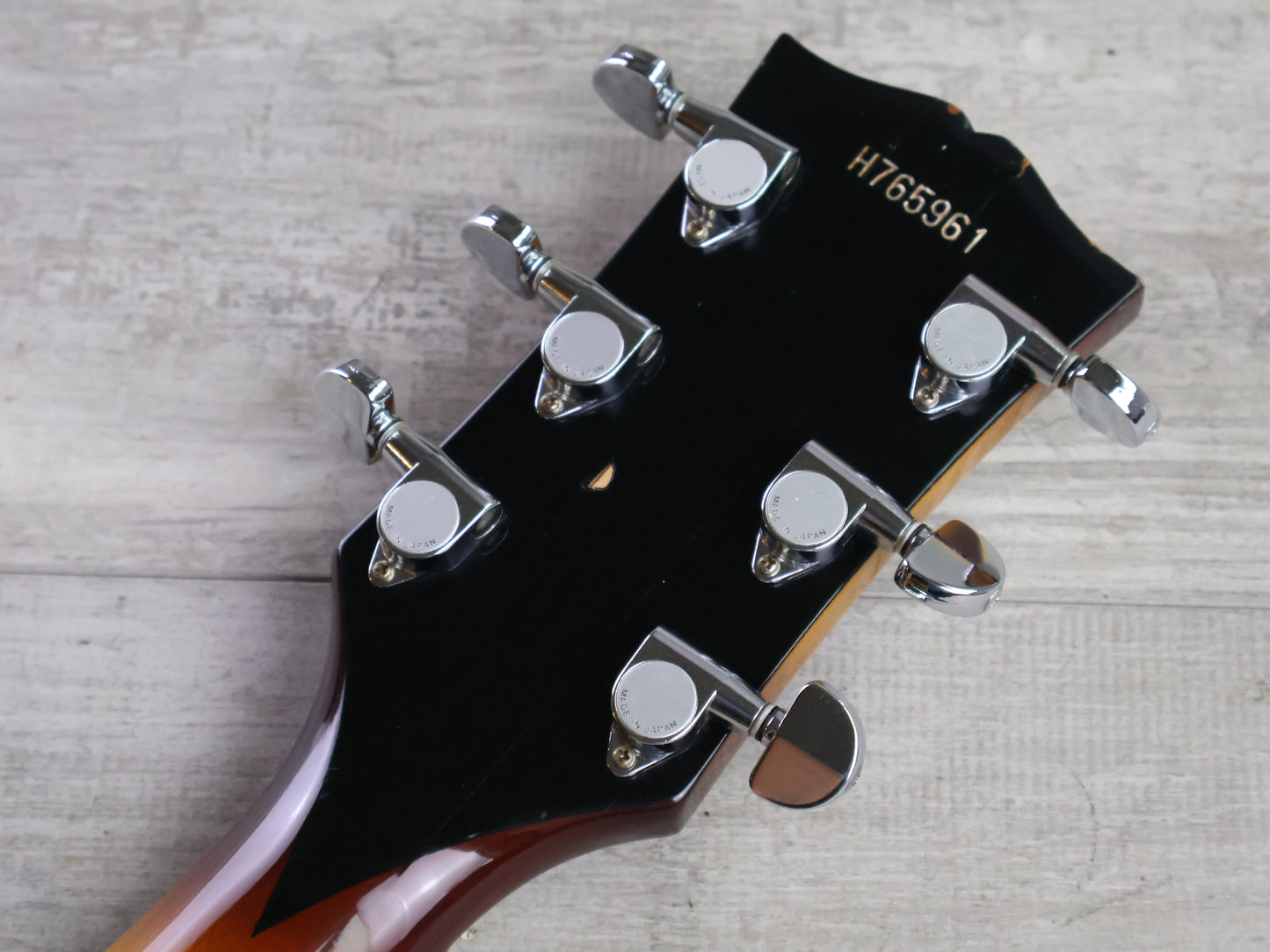 1976 Greco Japan BR-110 Byrdland Hollowbody (Brown Sunburst)