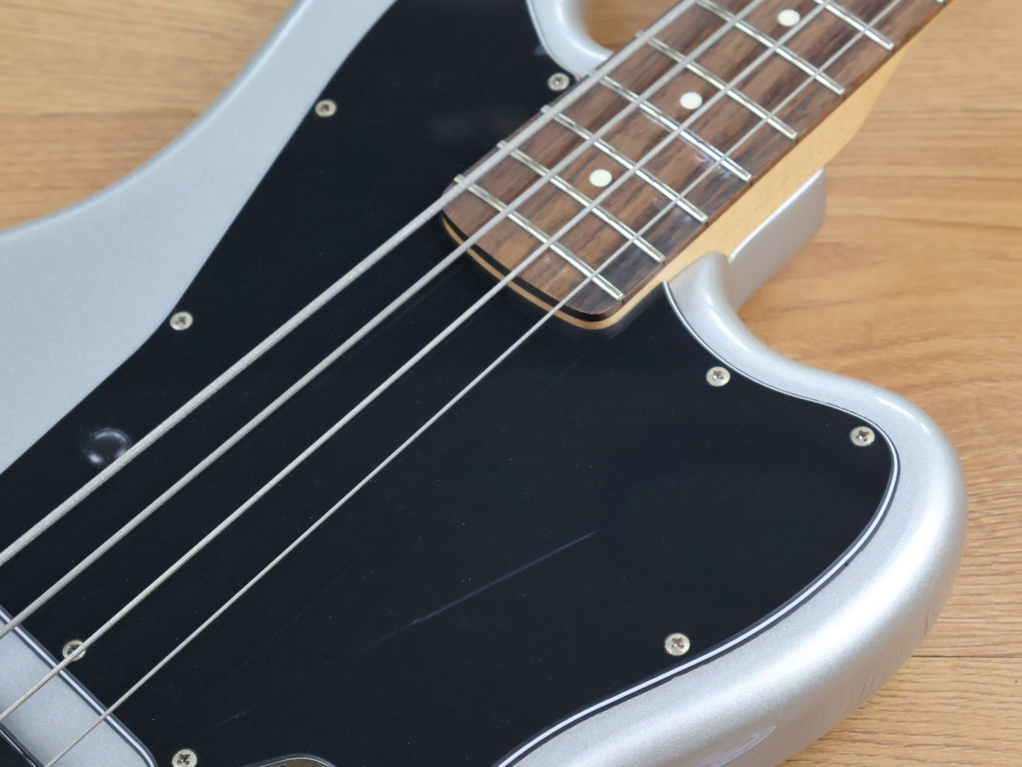 2011 Squier Vintage Modified Jaguar Bass Special HB (Silver)