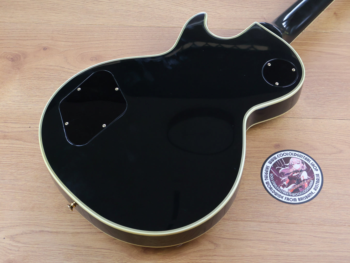 2008 Edwards Japan E-LP-130CD/P Les Paul Custom w/P90's (Ebony)