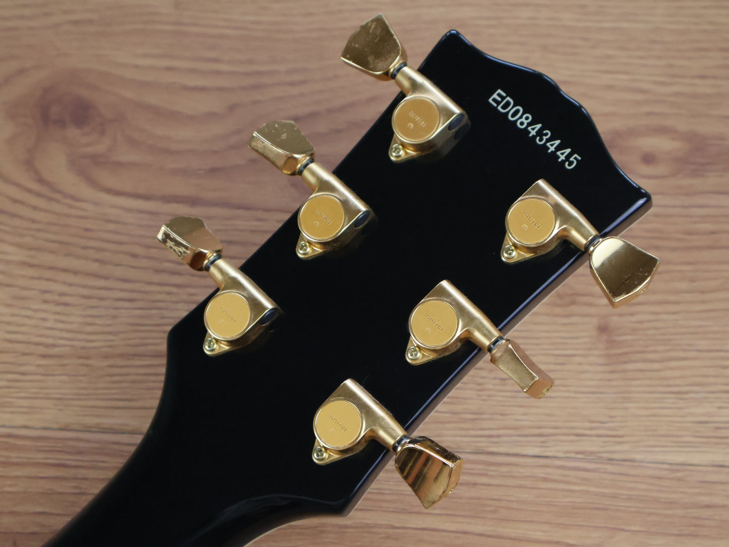 2008 Edwards Japan E-LP-130CD/P Les Paul Custom w/P90's (Ebony)