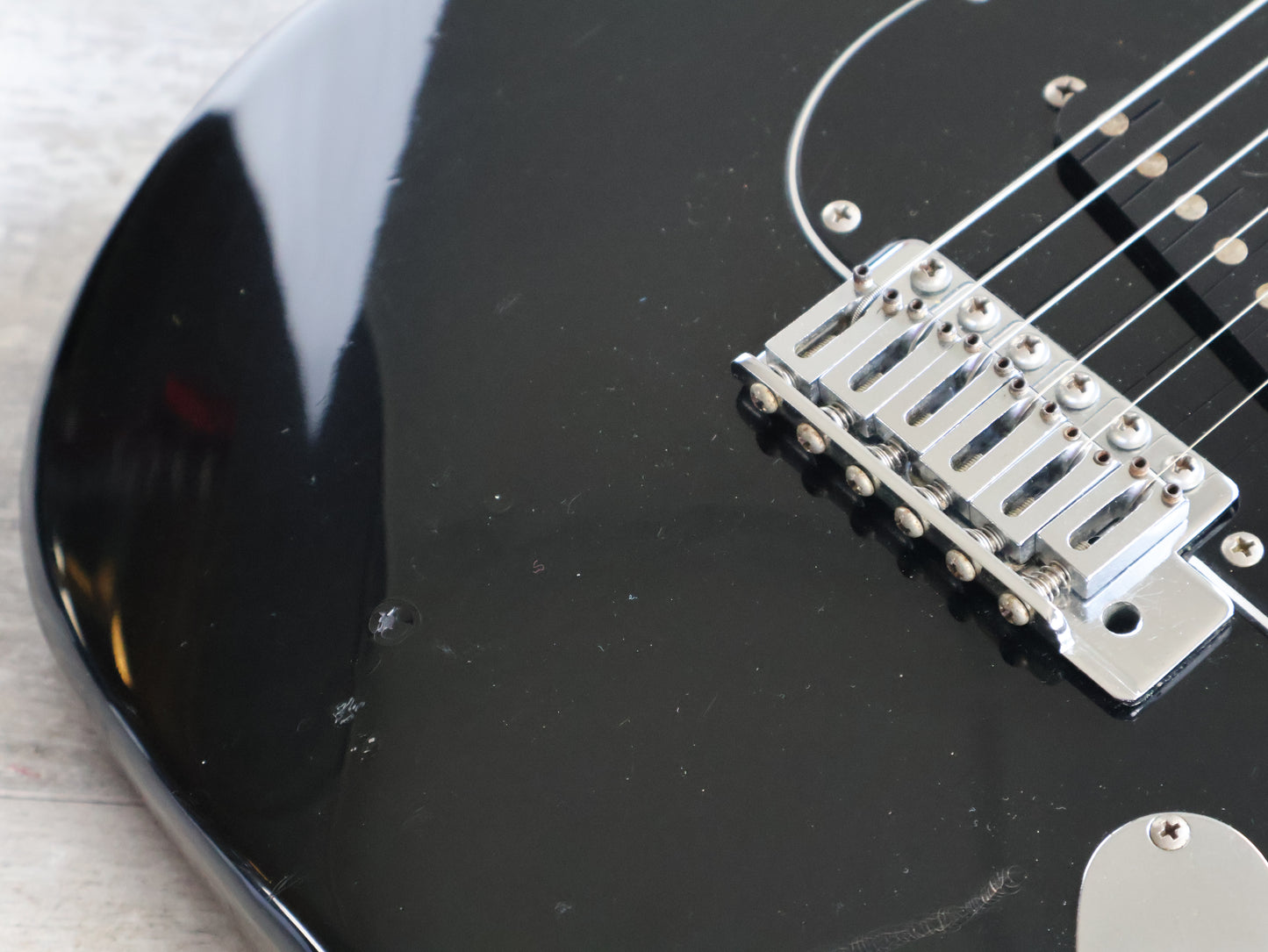 1987 Fender Japan STM55 Pro Feel "Medium Scale" Stratocaster (Black)