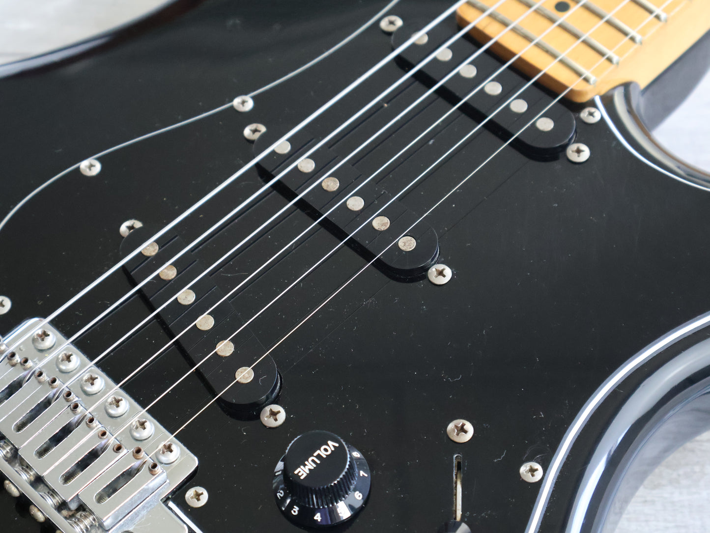 1987 Fender Japan STM55 Pro Feel "Medium Scale" Stratocaster (Black)
