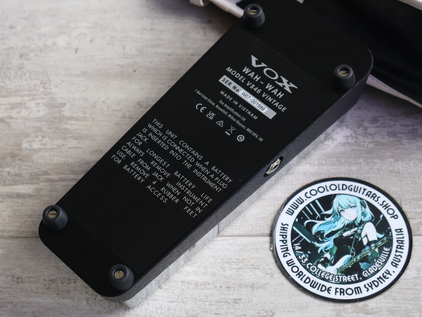 Vox V846-HW Handwired Wah Pedal