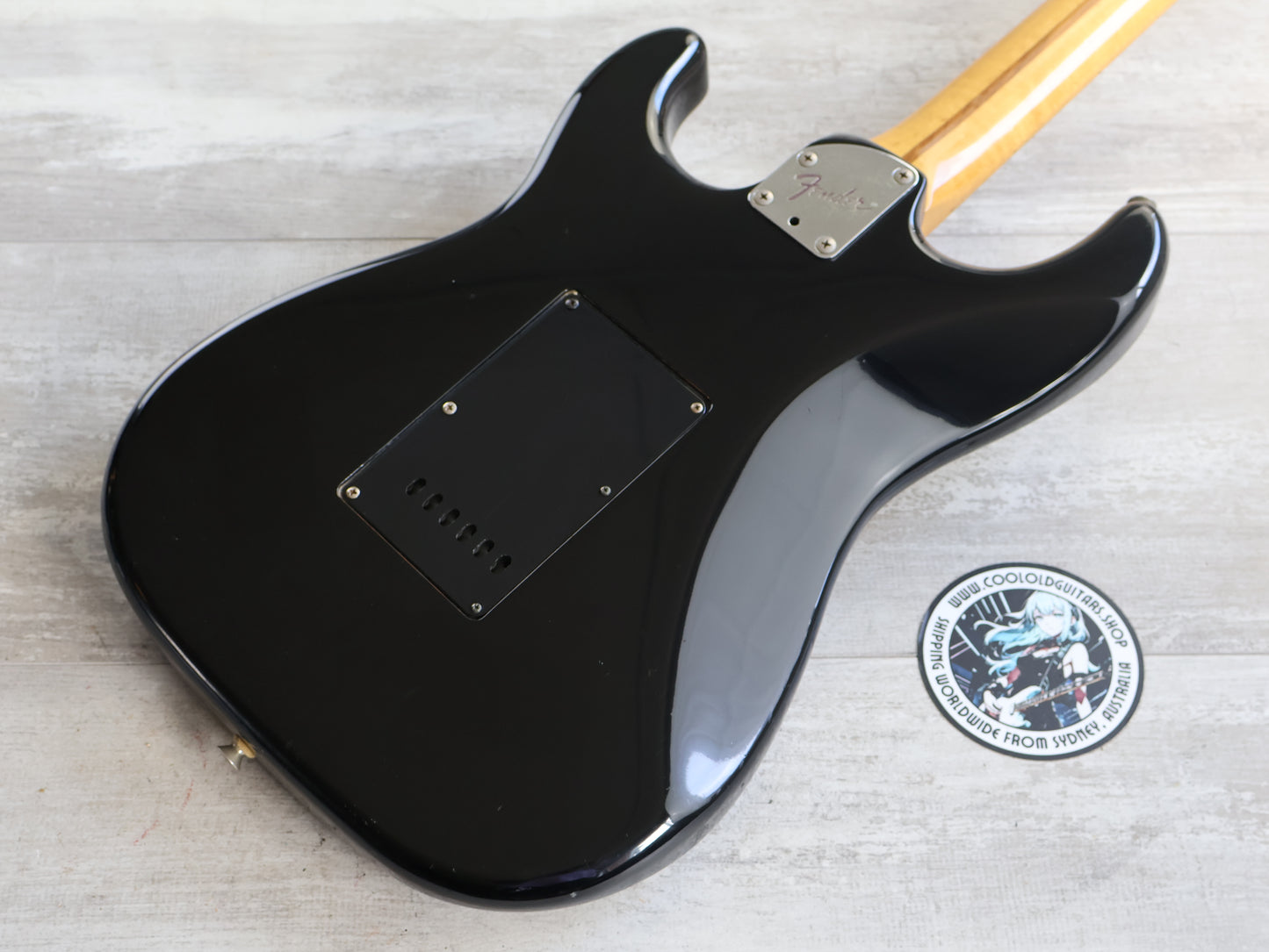 1987 Fender Japan STM55 Pro Feel "Medium Scale" Stratocaster (Black)