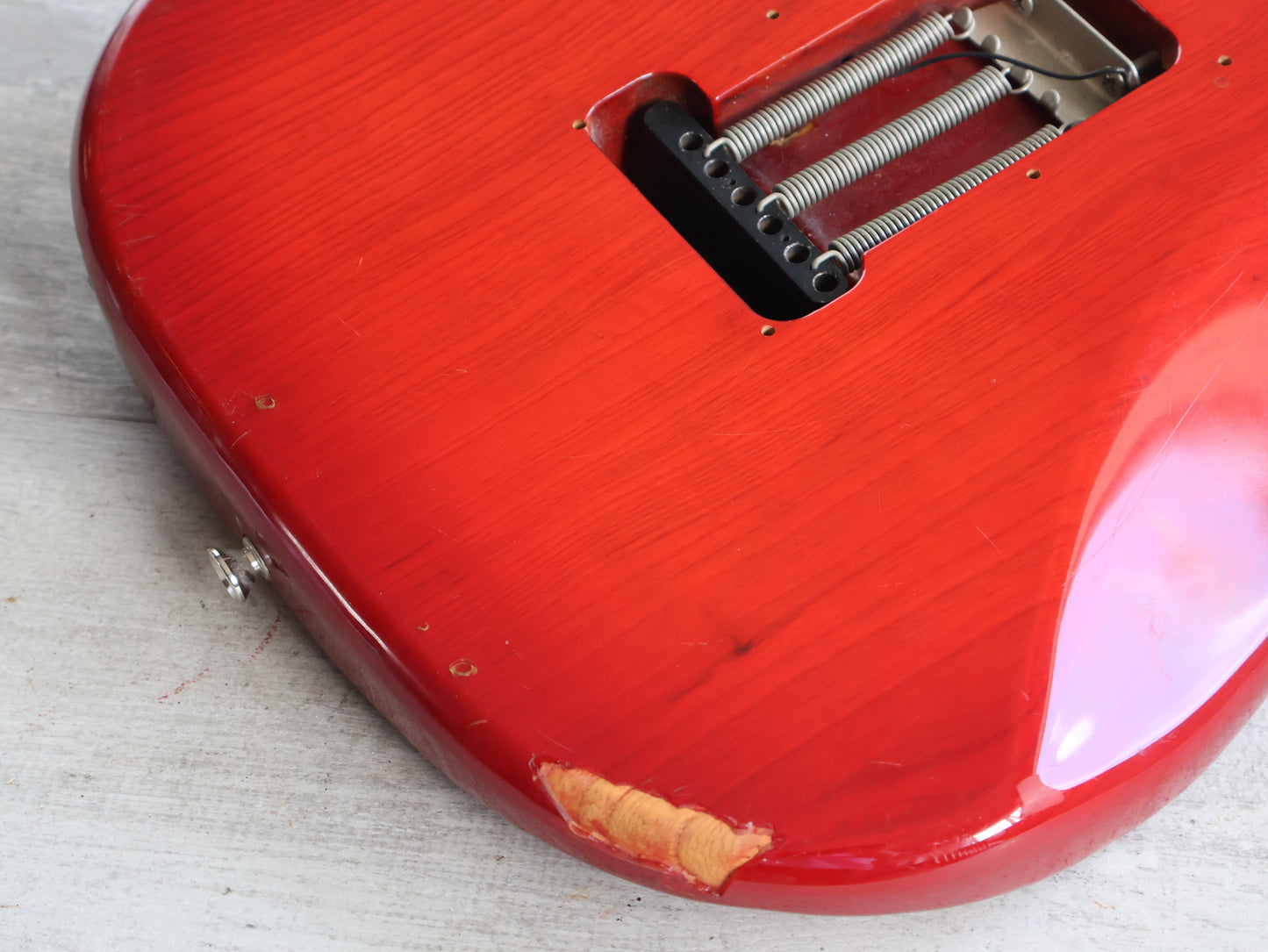 1990 Fender Japan STR-850LS "Pro Feel" Stratocaster w/Lace Sensors (See-Thru Red)