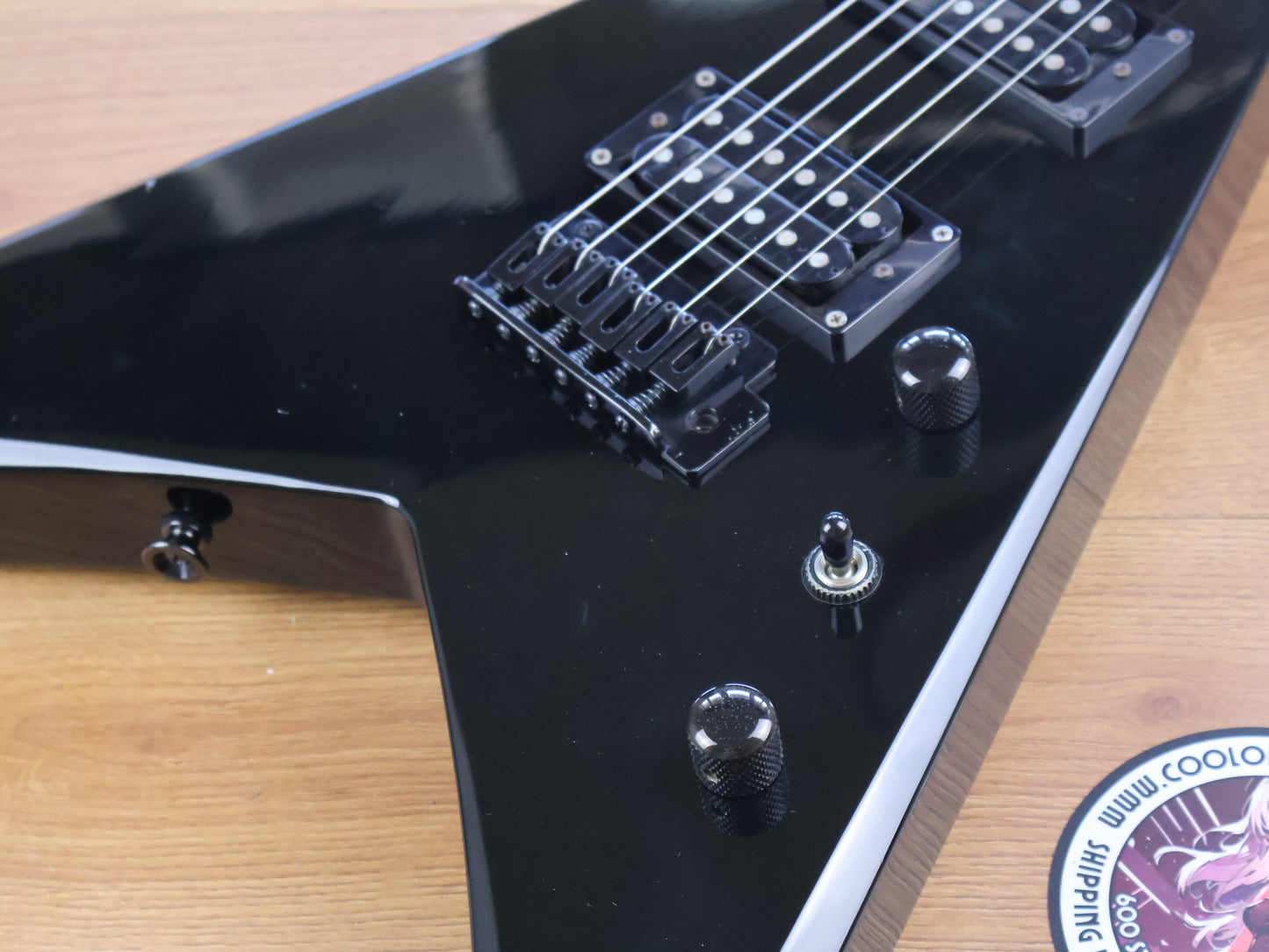 2000's Team GJ (by Grover Jackson) King V Flying V (Black)