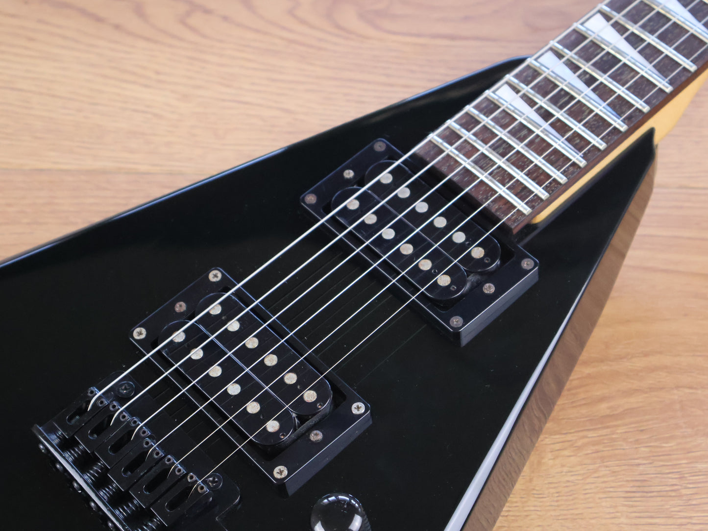 2000's Team GJ (by Grover Jackson) King V Flying V (Black)