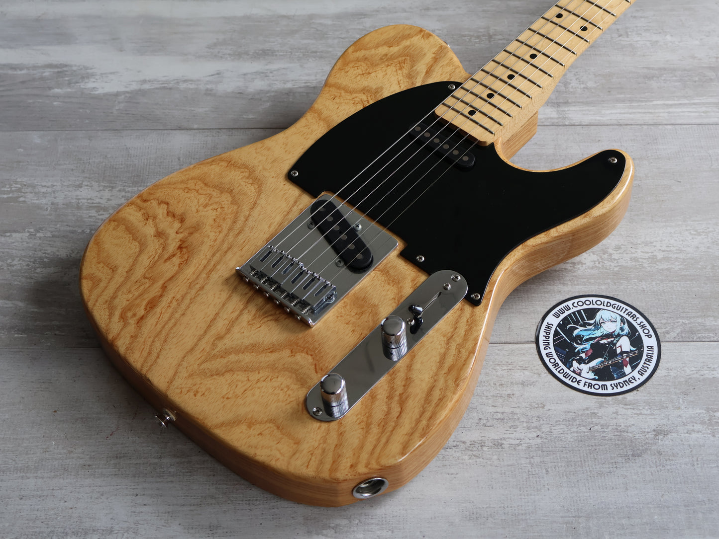 1990 Bill Lawrence Japan BTOM-76 Twang-Style (Satin Natural)