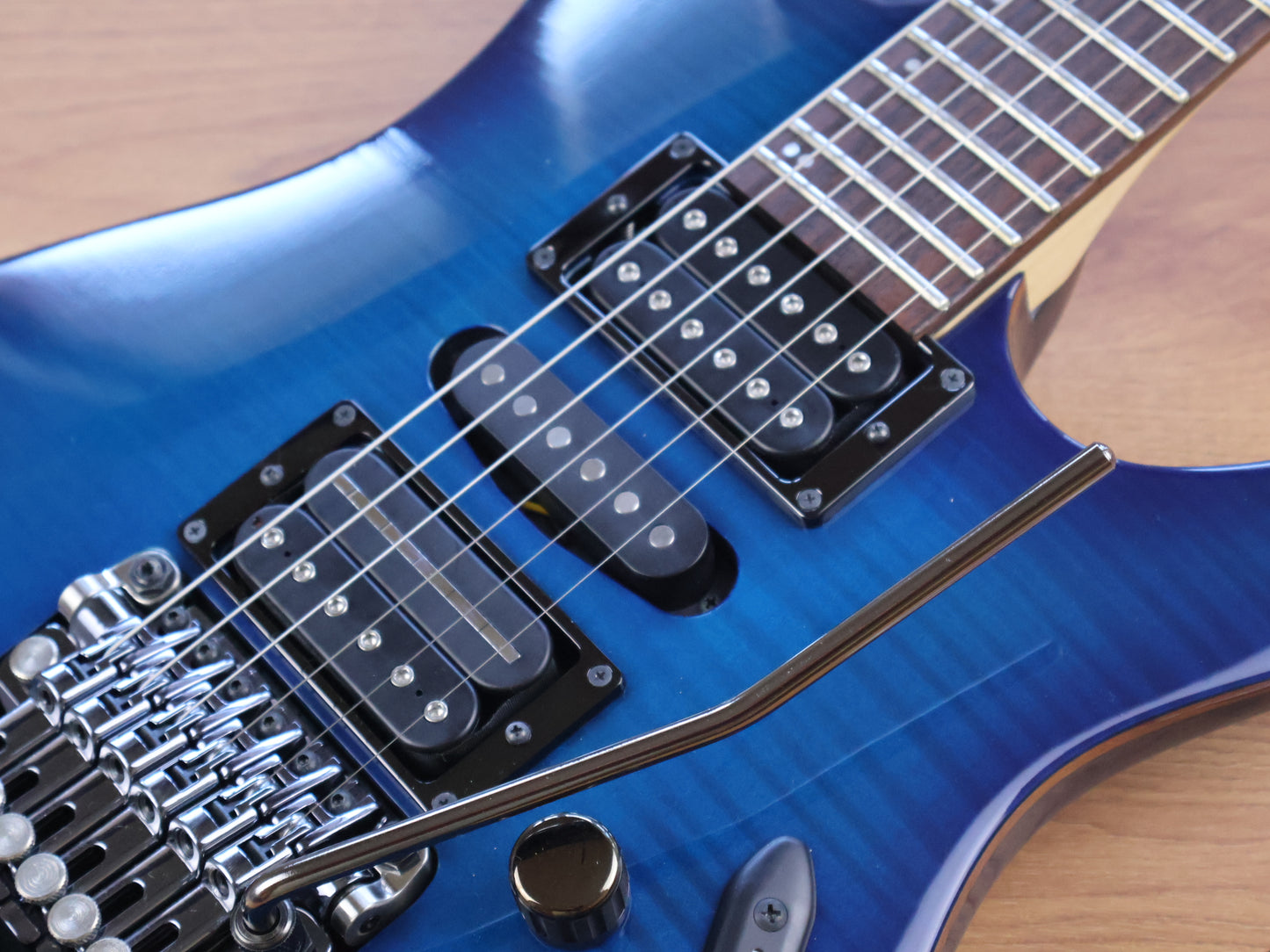 2010 Ibanez Prestige S5470F S-Series Saber HSH Superstrat (Sapphire Blue)