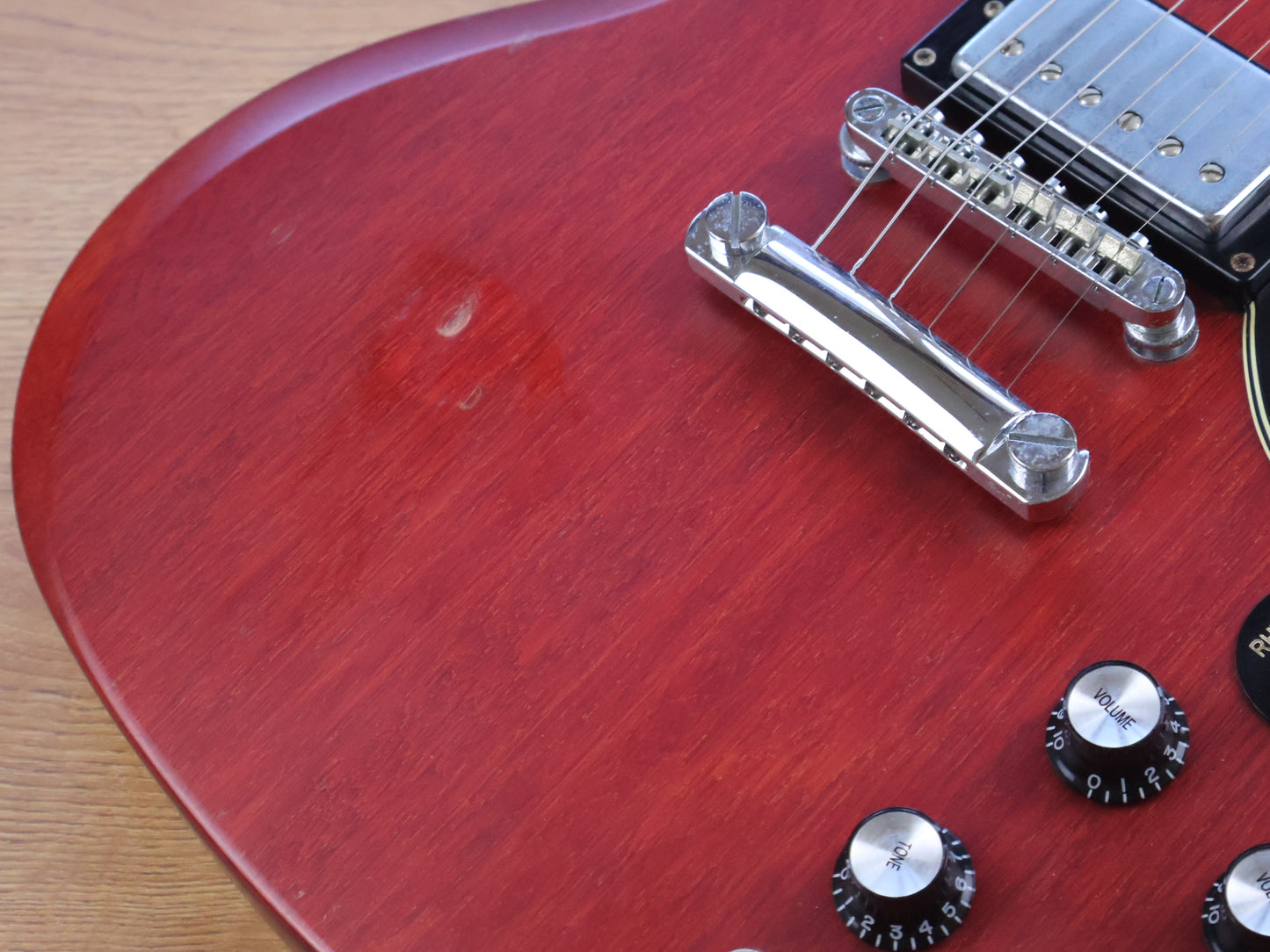 2002 Epiphone Korea (by Gibson) G-400 SG Double Cutaway (Satin Red)