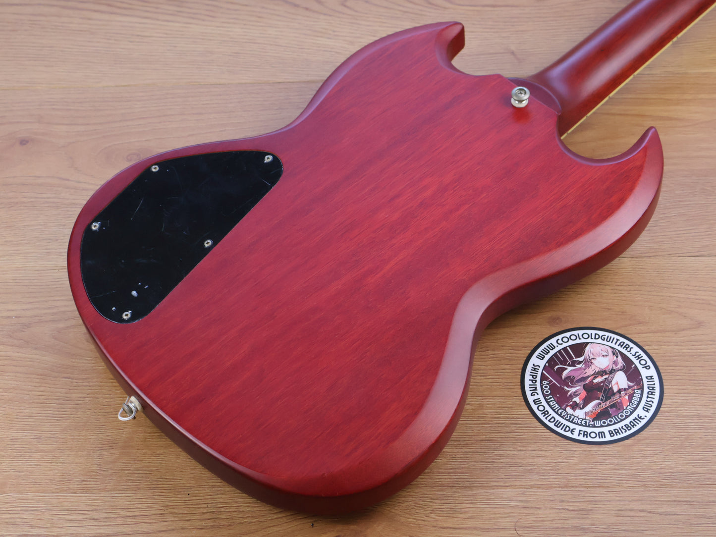 2002 Epiphone Korea (by Gibson) G-400 SG Double Cutaway (Satin Red)