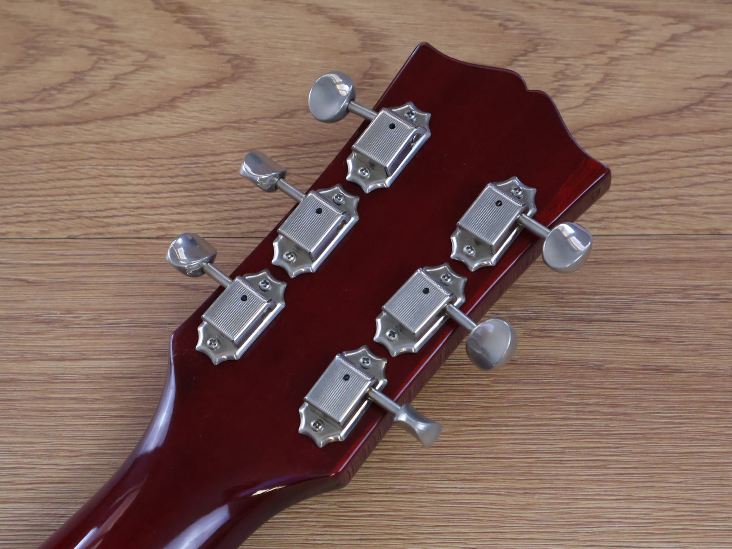 1986 Burny Japan SG-55 SG Junior Double Cutaway w/P90 (Cherry Red)