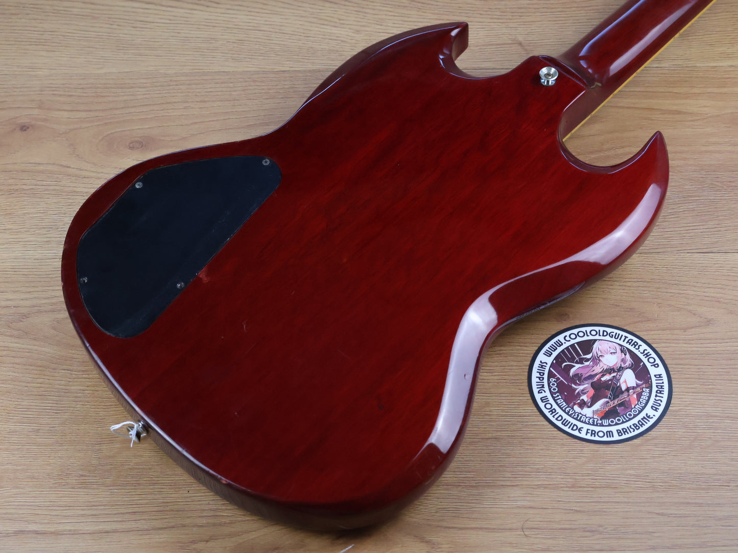 1990 Samick SG-7 Japanese Market SG Double Cutaway (Cherry Red)