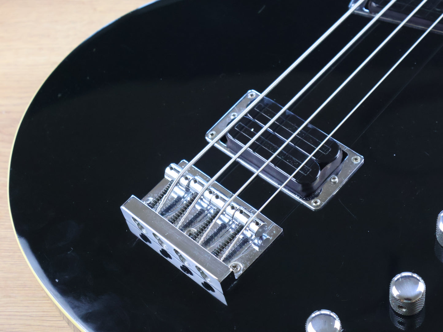 1980's Rockoon (by Kawai Japan) RCB-50 Les Paul Bass (Black)