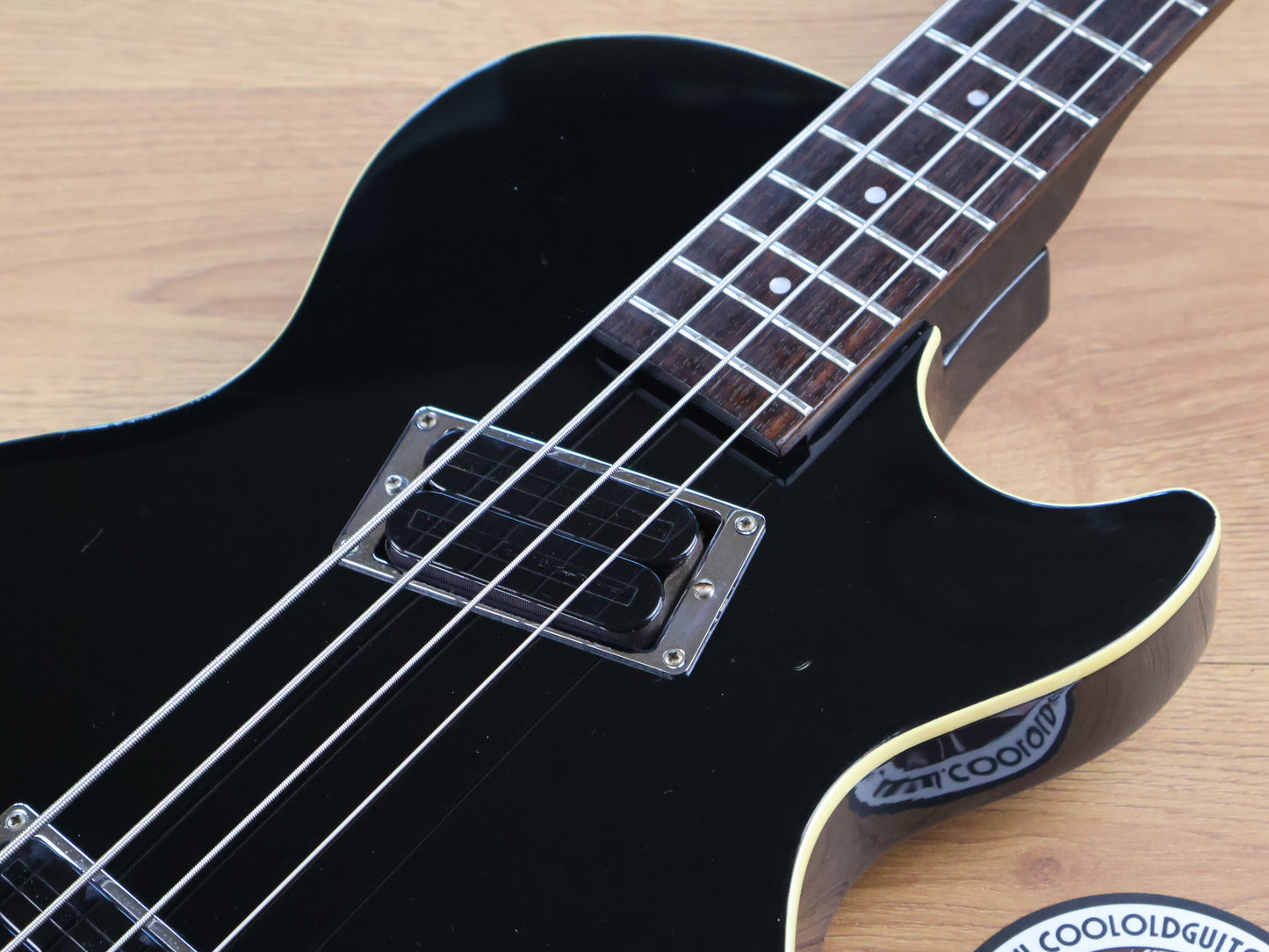 1980's Rockoon (by Kawai Japan) RCB-50 Les Paul Bass (Black)