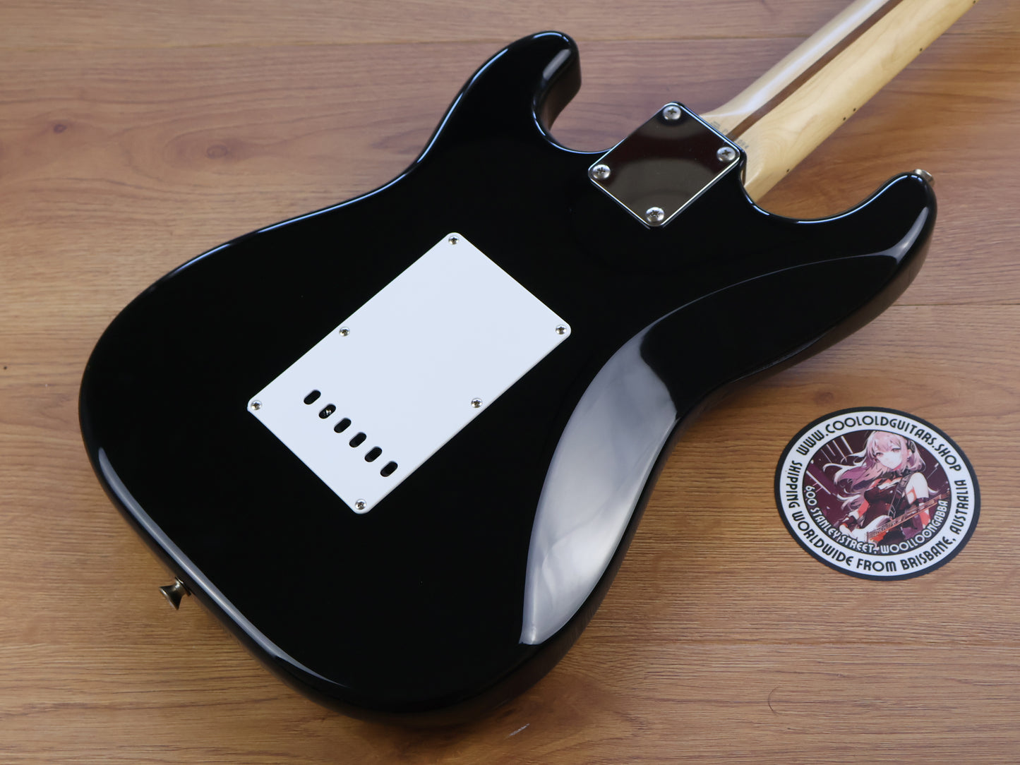 2002 Fender Japan Short Scale Mini Stratocaster (Black)