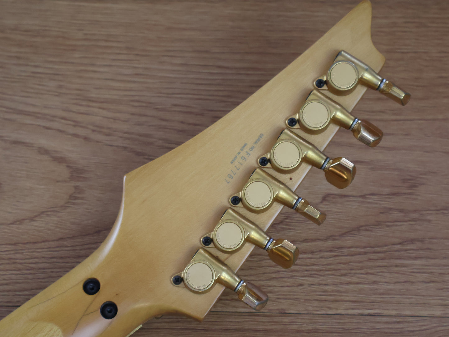 1996 Ibanez Japan S540FM SB S Series HSH Superstrat (Transparent Black Sunburst)