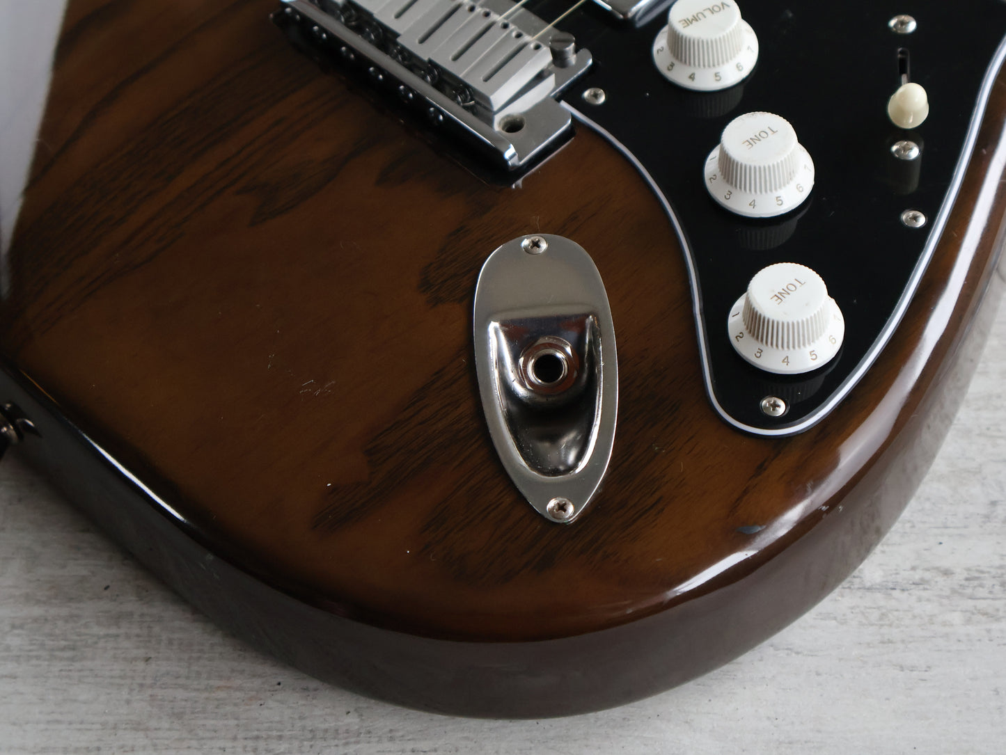 1991 Fender Japan STR-850 "Pro Feel" Order Made Stratocaster (See-Thru Brown)