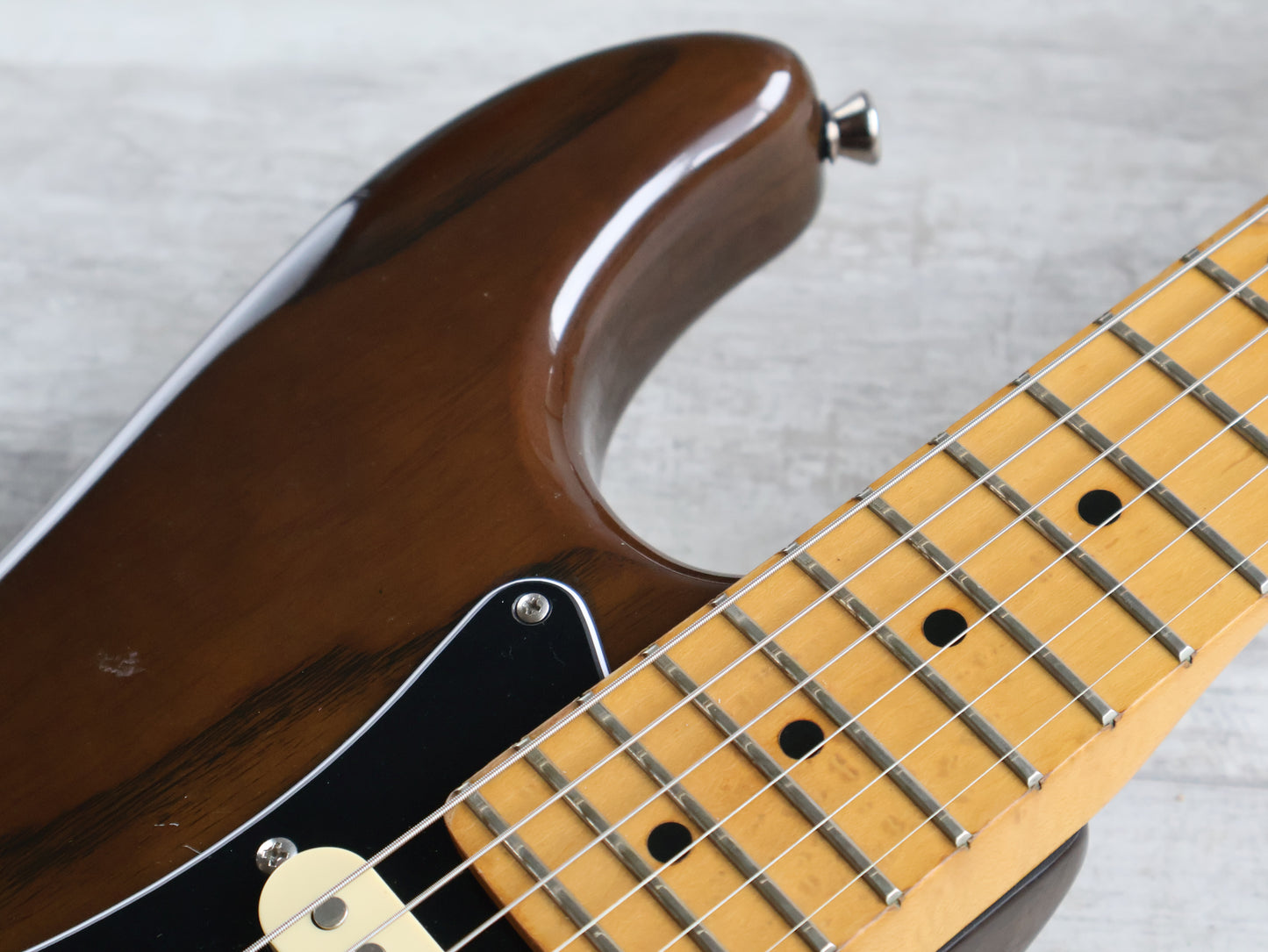 1991 Fender Japan STR-850 "Pro Feel" Order Made Stratocaster (See-Thru Brown)