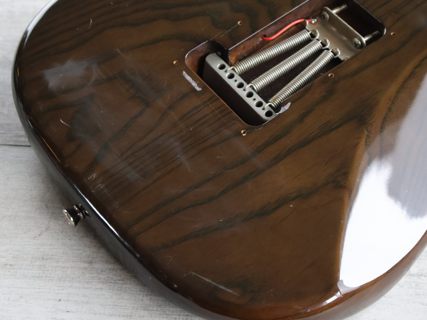 1991 Fender Japan STR-850 "Pro Feel" Order Made Stratocaster (See-Thru Brown)