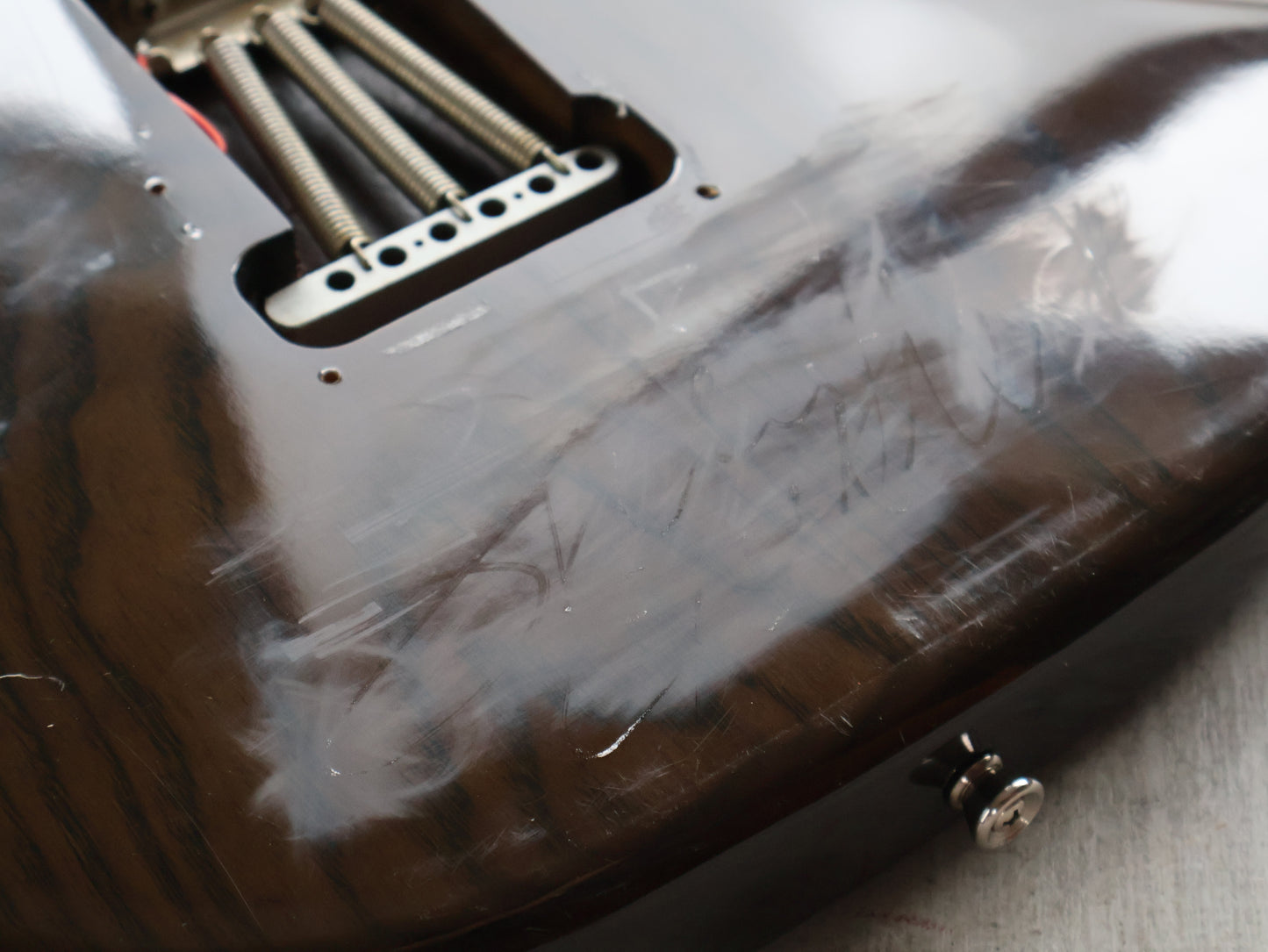 1991 Fender Japan STR-850 "Pro Feel" Order Made Stratocaster (See-Thru Brown)