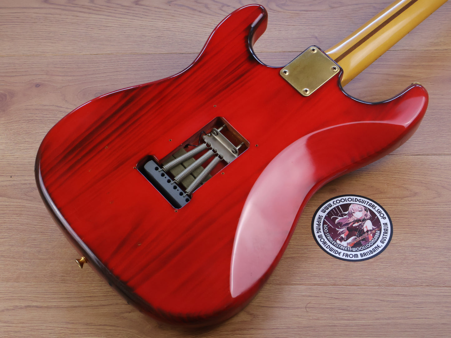 1993 Fender Japan ST57G-65 Custom Edition '57 Reissue Stratocaster (Charcoal Red)