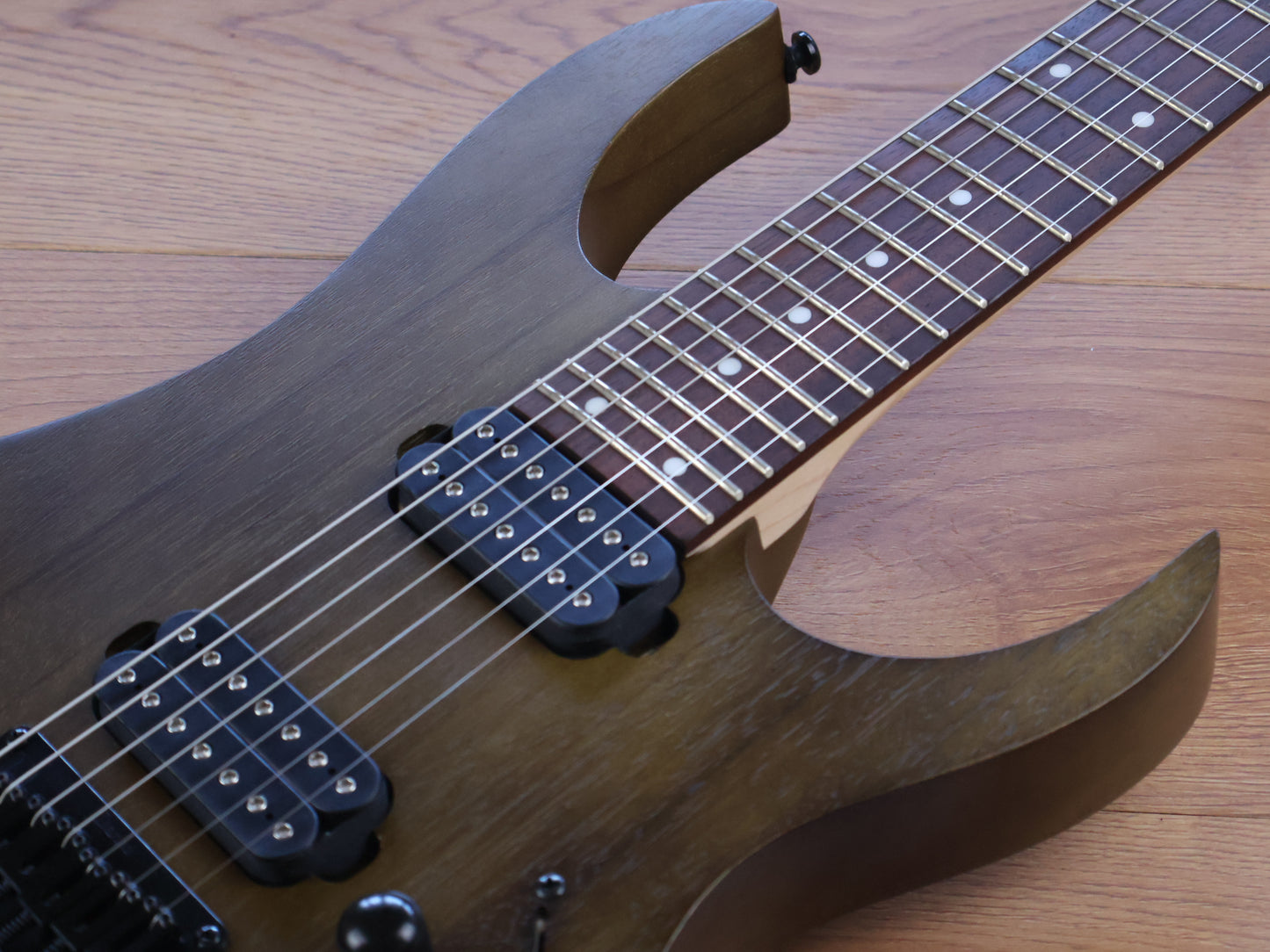 Ibanez RG7421 WNF 7 String HH Shredder (Walnut Flat)