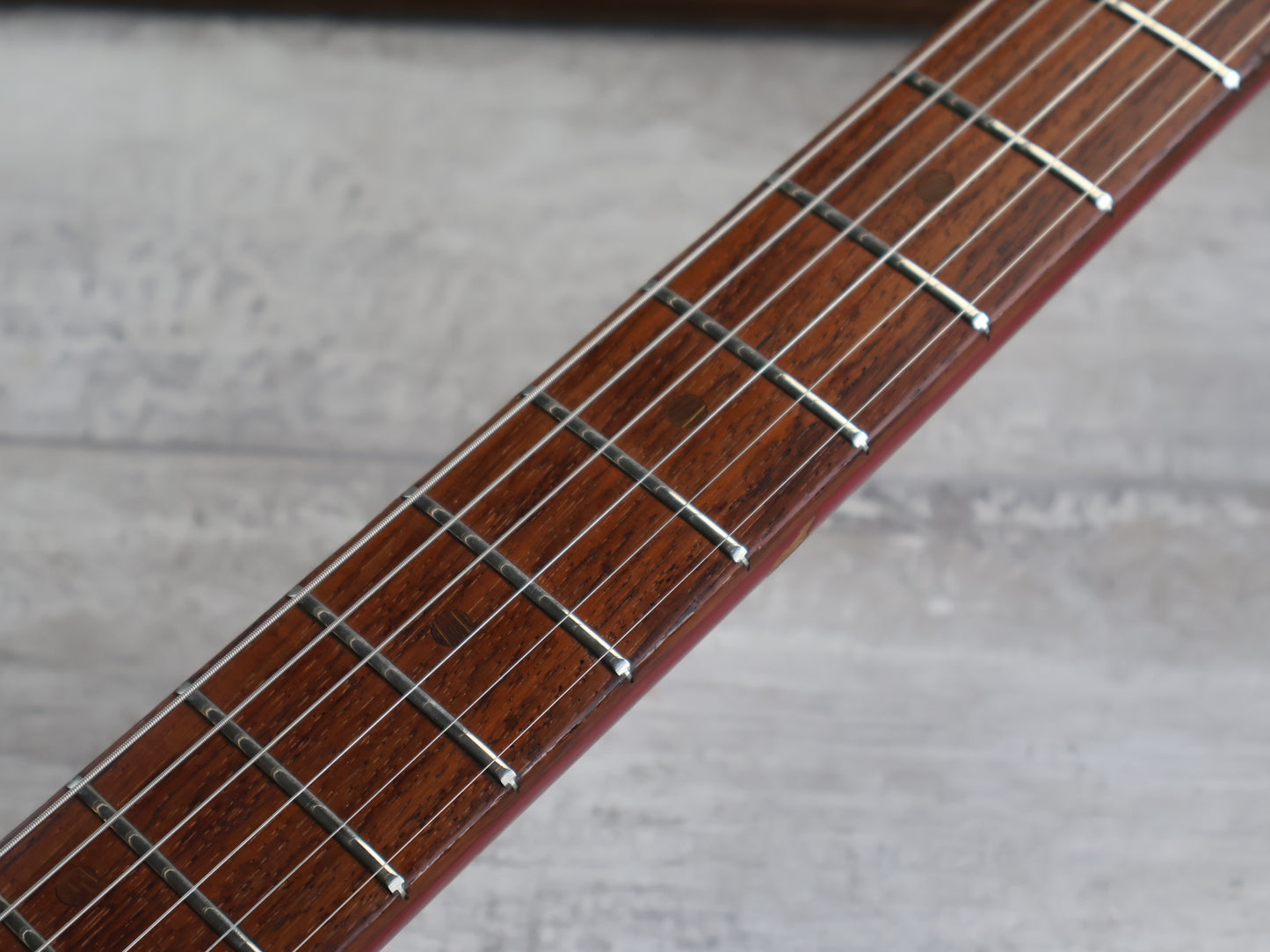 1960's Victor Japan SG-18 Bizarre Guitar (Red Burst)