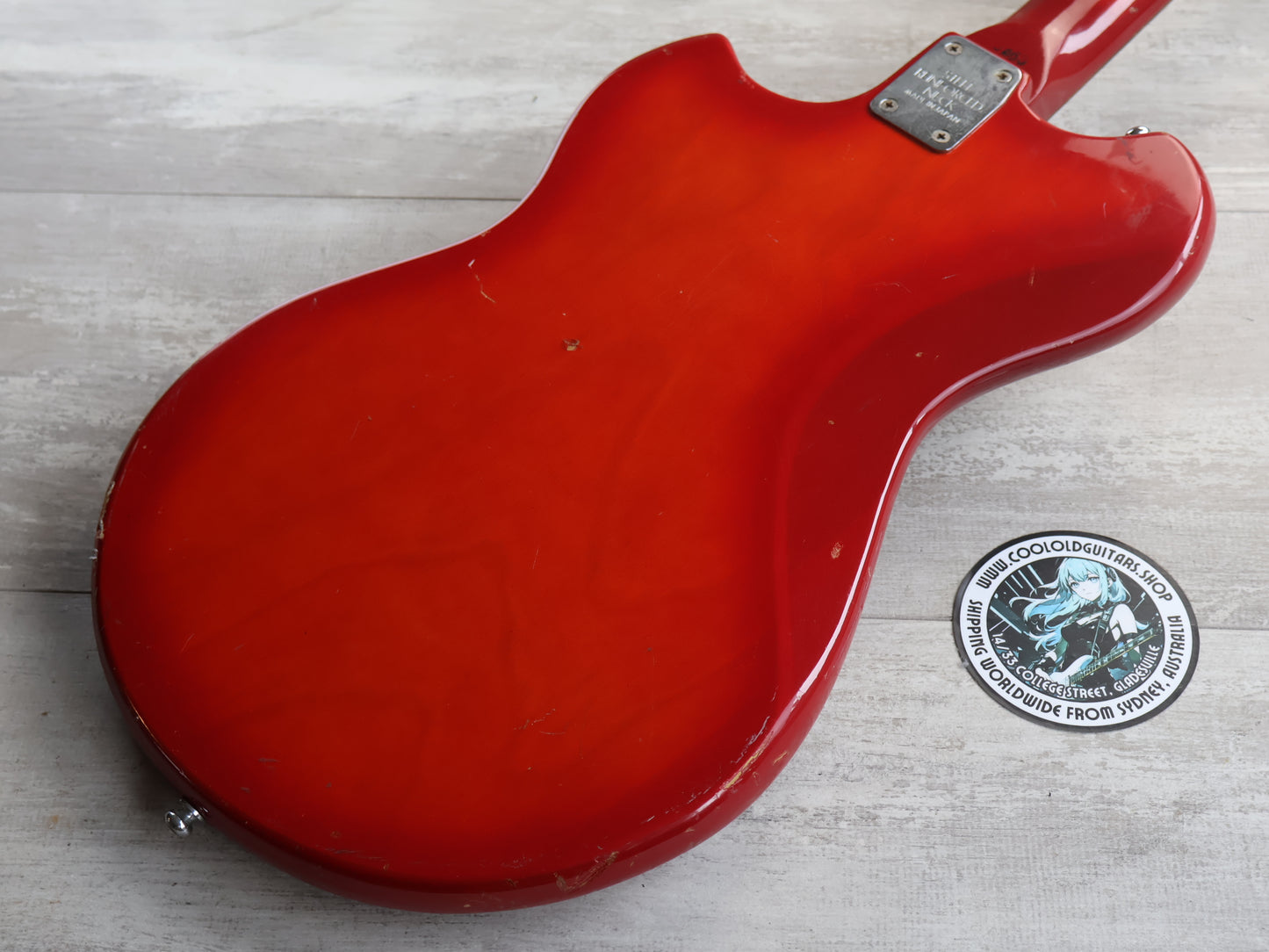 1960's Victor Japan SG-18 Bizarre Guitar (Red Burst)