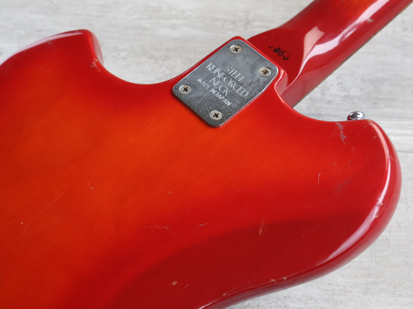 1960's Victor Japan SG-18 Bizarre Guitar (Red Burst)