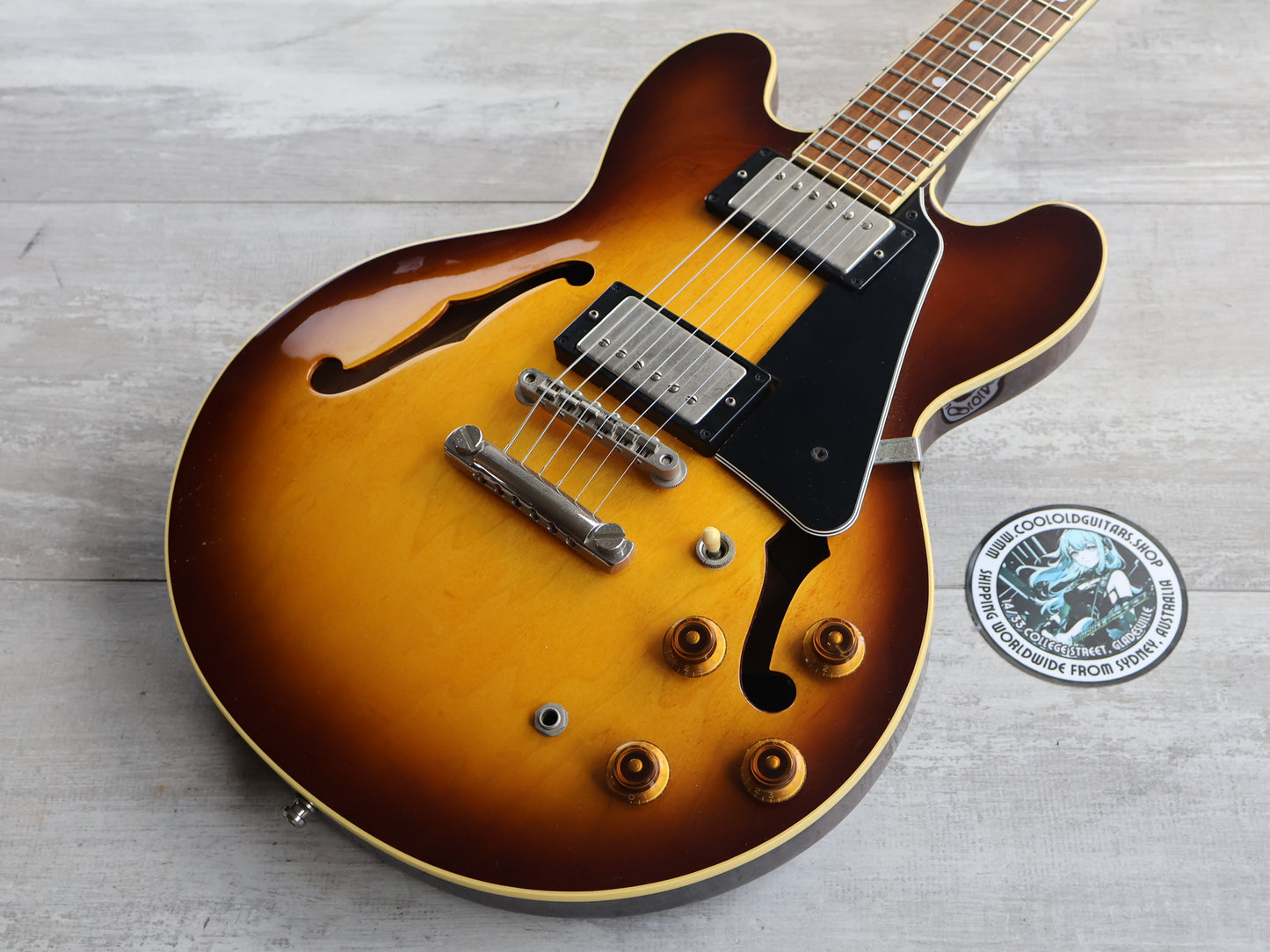 2003 History Japan (by Fujigen) ZMS-CFS ES-339 Semi-Hollowbody (Brown Sunburst)