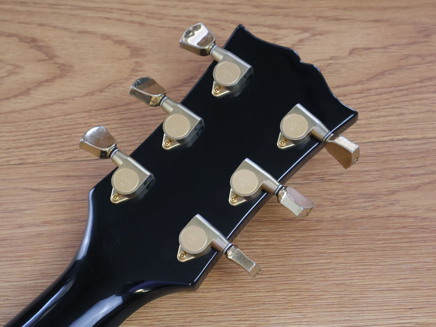 1989 Burny Japan RSG-70 '63 Reissue SG Custom "Black Beauty" (Black & Gold)