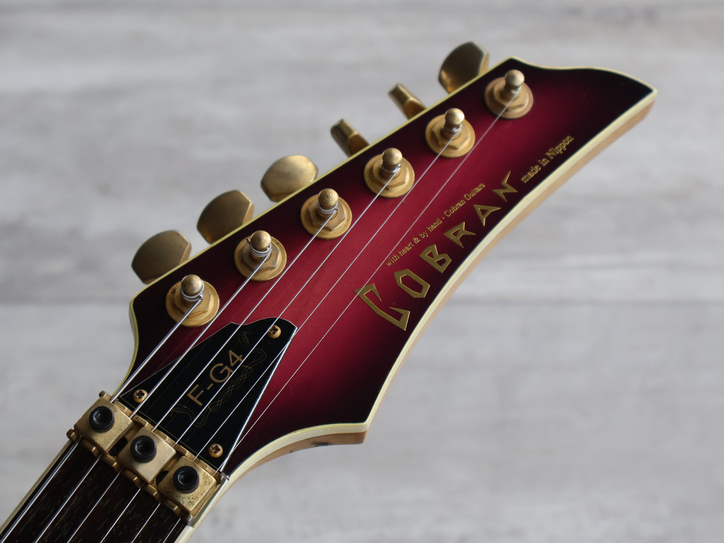 1990's Cobran Japan F-G4 HSH Superstrat (Royal Purple Sunburst)