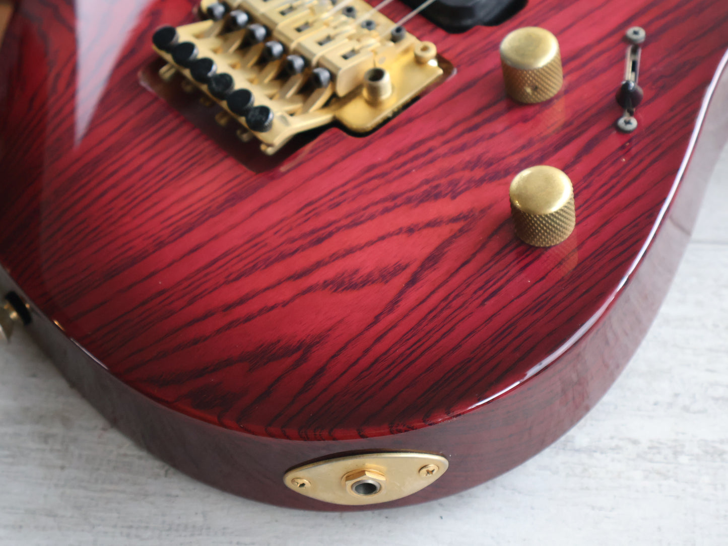 1990's Cobran Japan F-G4 HSH Superstrat (Royal Purple Sunburst)