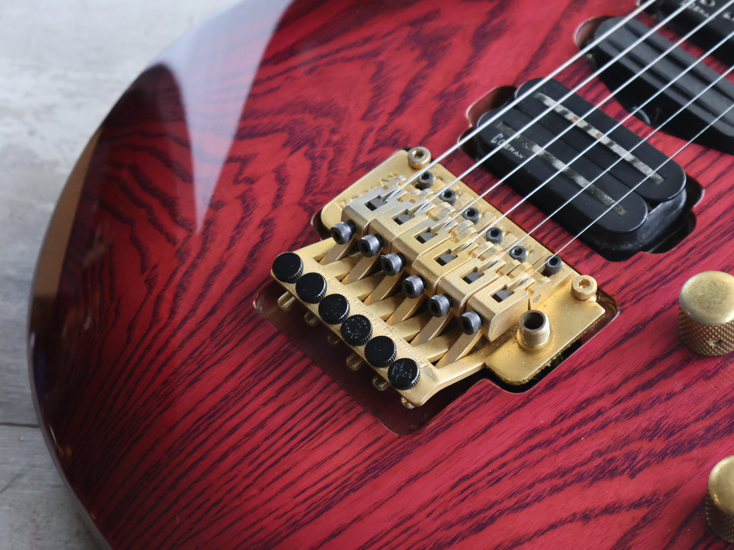 1990's Cobran Japan F-G4 HSH Superstrat (Royal Purple Sunburst)