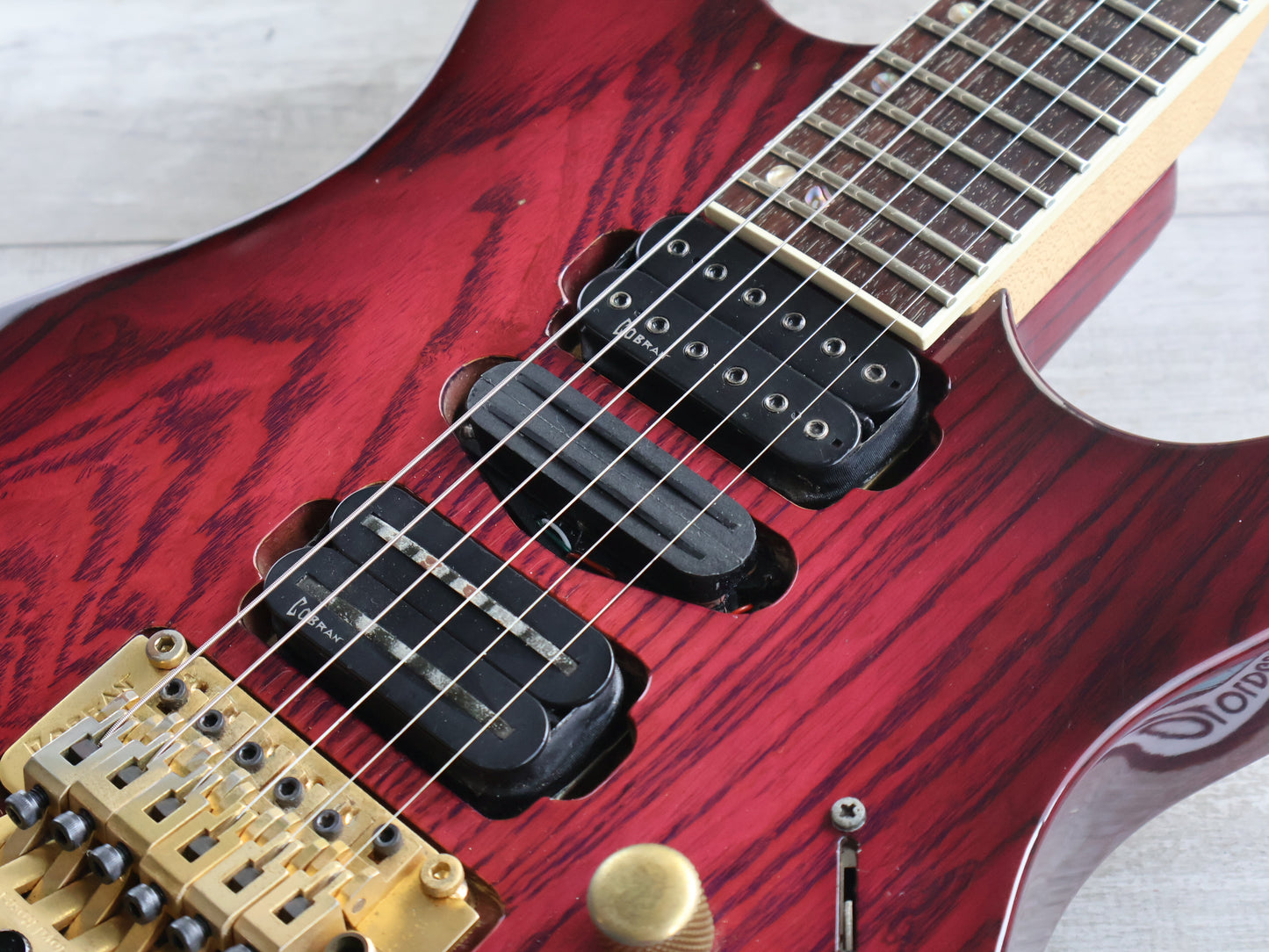 1990's Cobran Japan F-G4 HSH Superstrat (Royal Purple Sunburst)