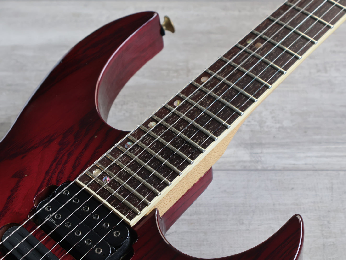 1990's Cobran Japan F-G4 HSH Superstrat (Royal Purple Sunburst)