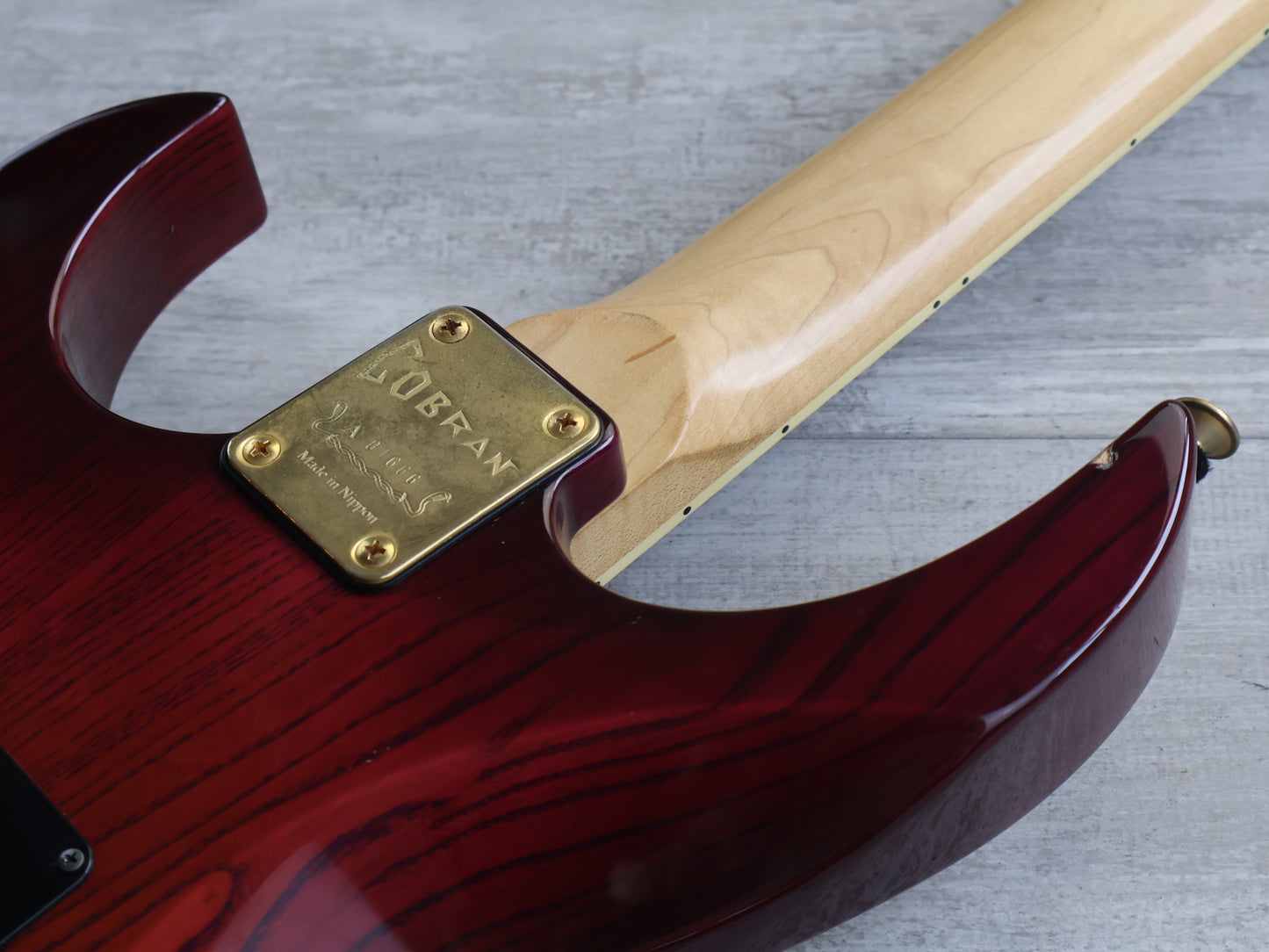 1990's Cobran Japan F-G4 HSH Superstrat (Royal Purple Sunburst)