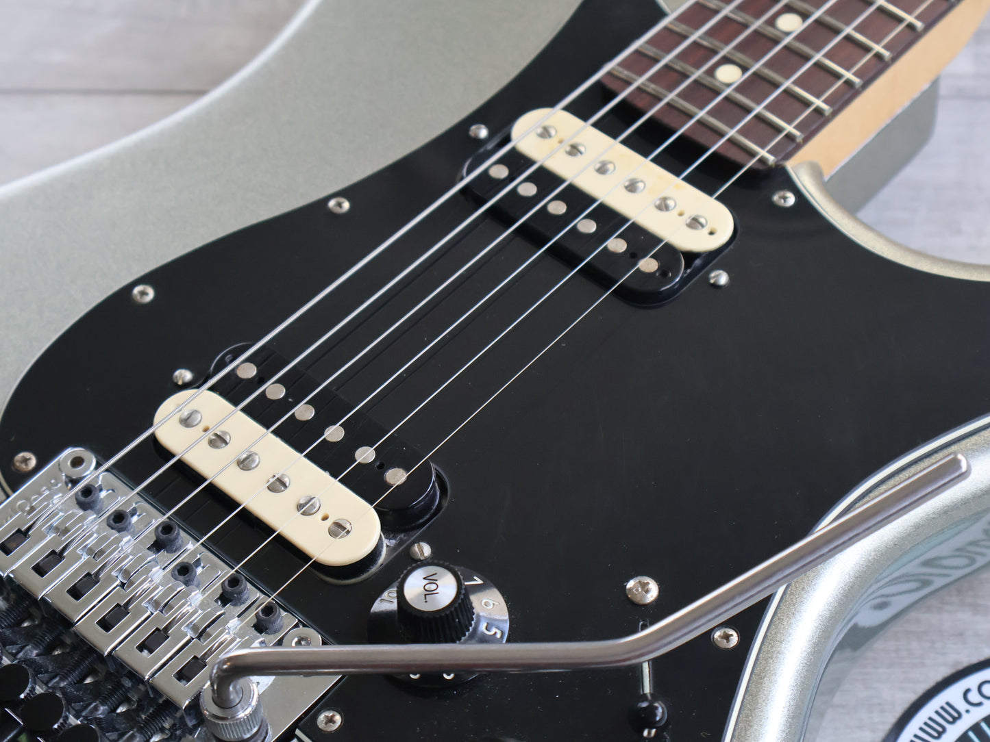 2014 Fender Blacktop HH Stratocaster w/Floyd Rose & Seymour Duncan's (Titanium Silver)