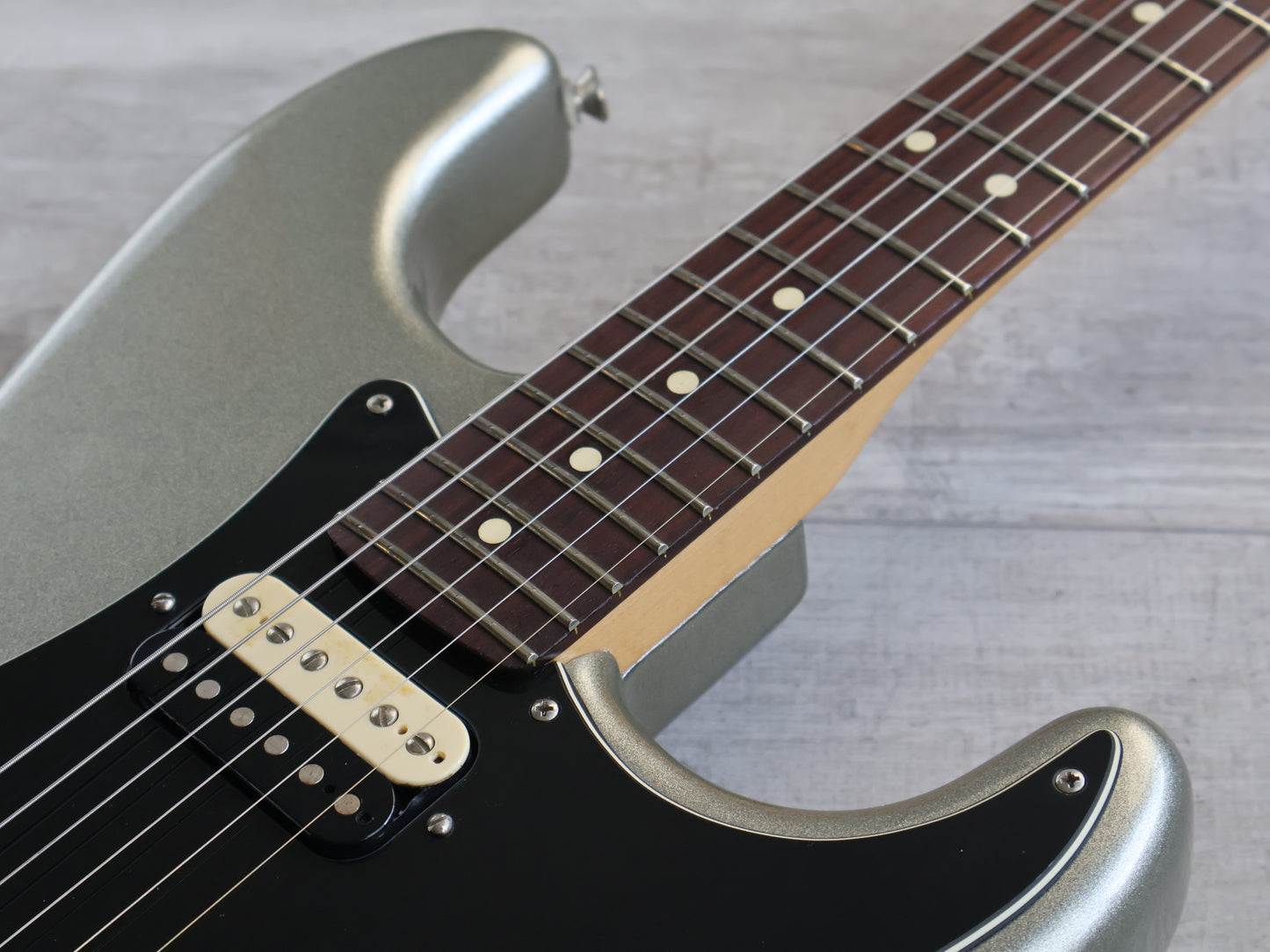 2014 Fender Blacktop HH Stratocaster w/Floyd Rose & Seymour Duncan's (Titanium Silver)