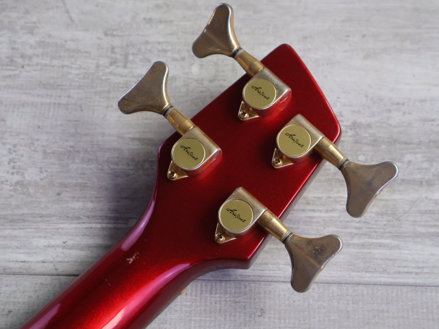 1983 Aria Pro II Japan WL Series "Wedge" Bass (Metallic Red)