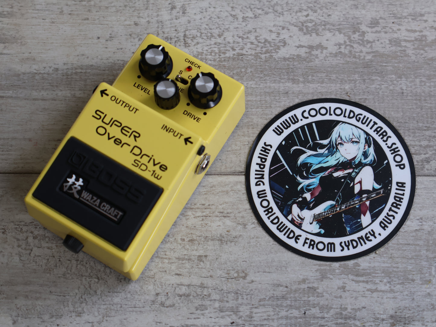 Boss SD-1W WAZA Super Overdrive Pedal