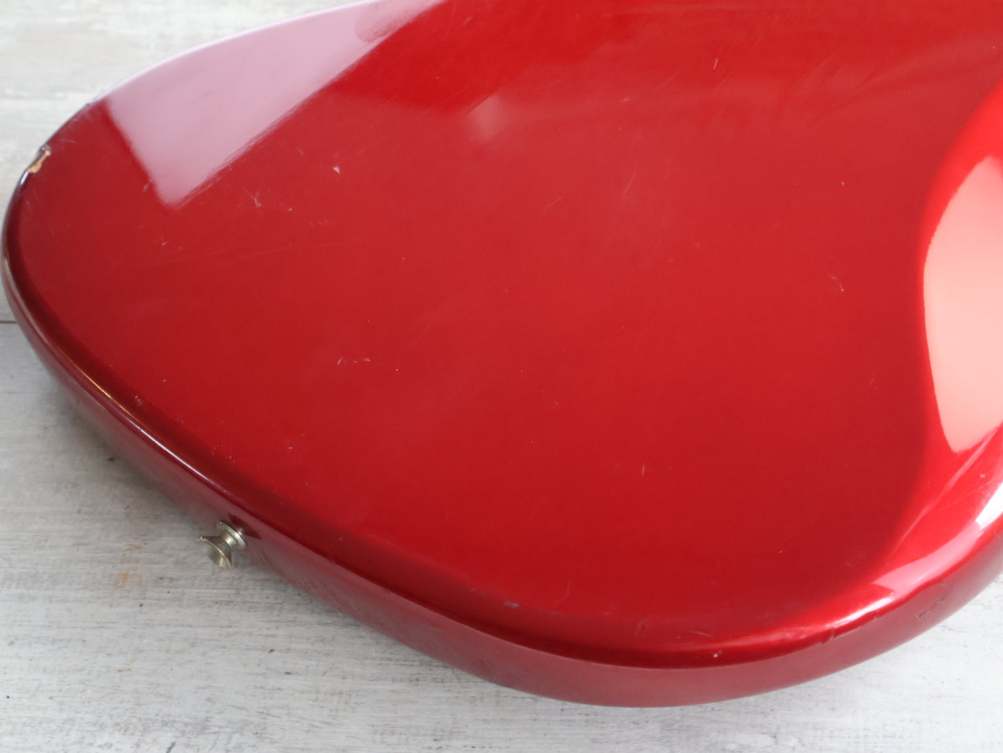 1984 Tokai TJB-50 '64 Reissue Jazz Bass (Metallic Red w/Matching Headstock)