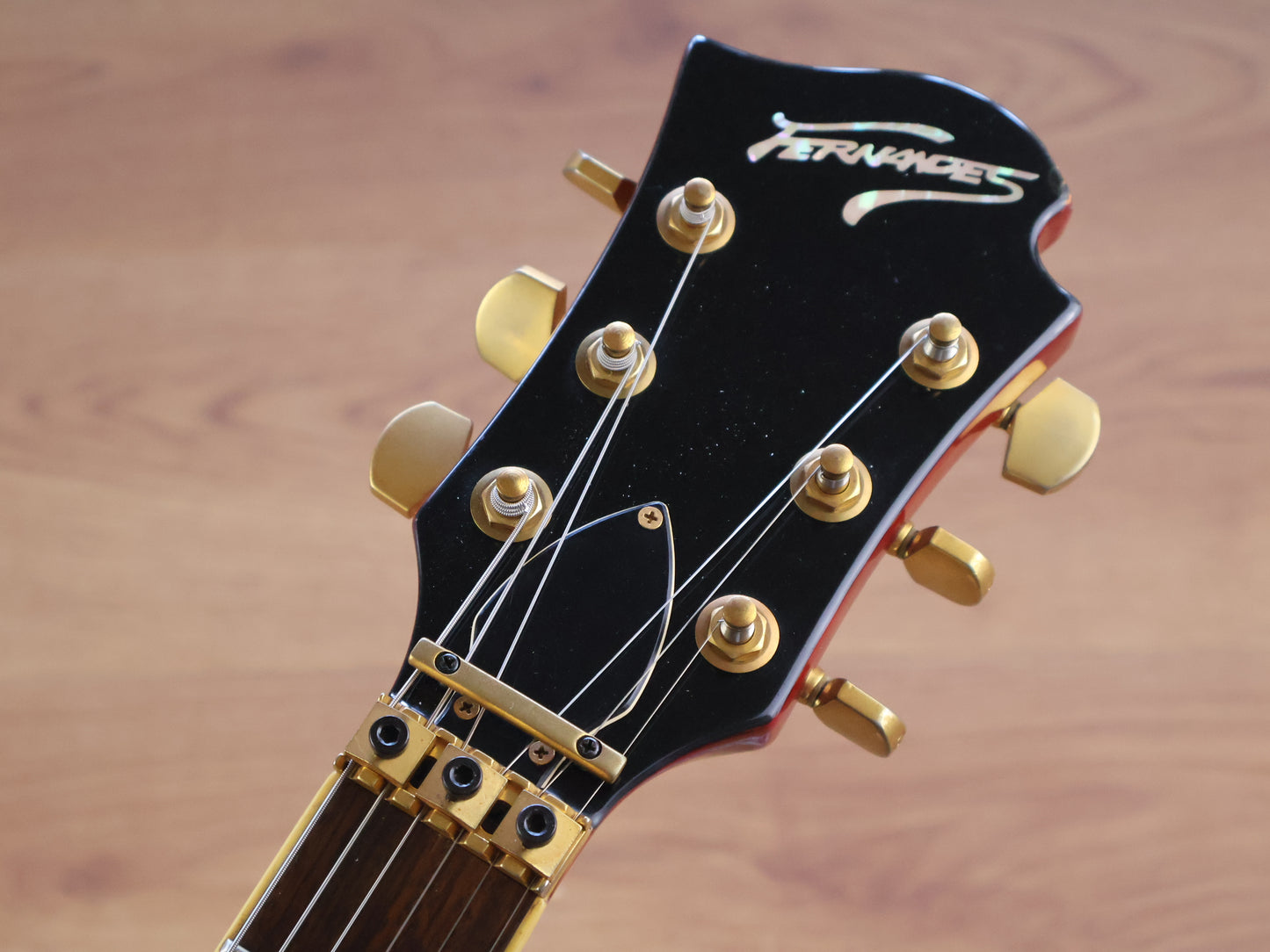 2004 Fernandes Robert Fripp Signature Model Goldtop Les Paul w/Kahler & Sustainer